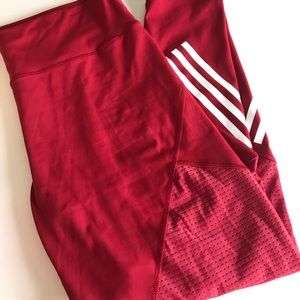 Adidas Red Leggings